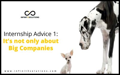 Internship Advice 1: It’s Not Only About Big Companies