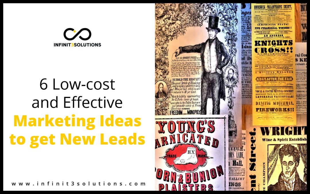 6 Low-Cost and Effective Marketing Ideas to Get New Leads