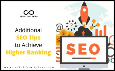 Additional SEO tips to Achieve Higher Ranking