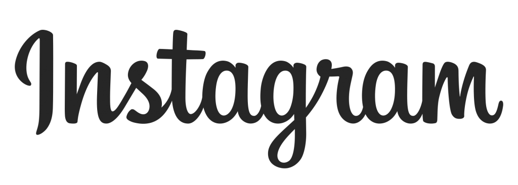 Instagram logo - Script font