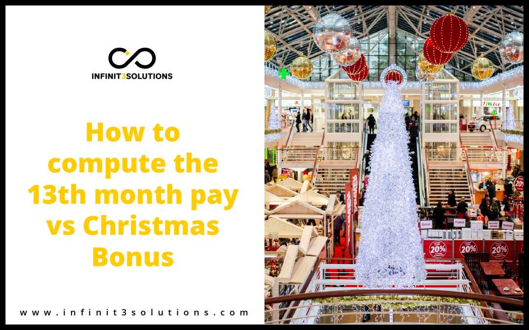How to compute 13th month pay and Christmas Bonus