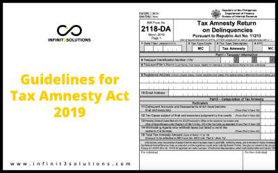 Guidelines For Tax Amnesty Act 2019